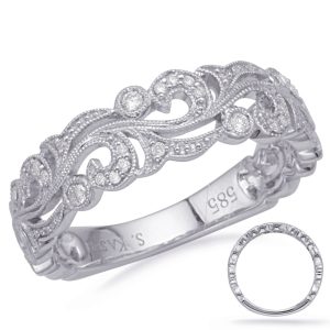 White Gold Matching Band White Gold Matching Band