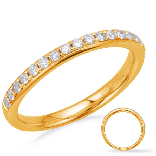 14KY Round Wedding Band