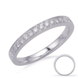 White Gold Matching Band White Gold Matching Band