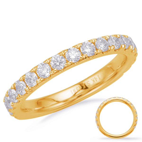 14KY Round Wedding Band