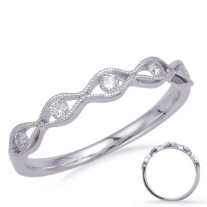 White Gold Matching Band White Gold Matching Band