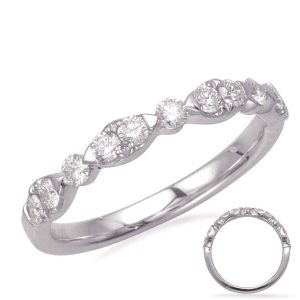 White Gold Matching Band White Gold Matching Band