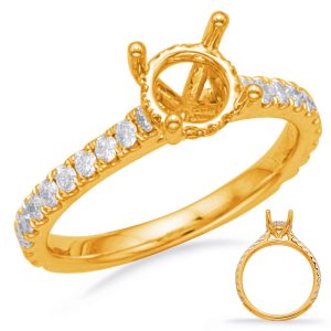 Yellow Gold Engagement Ring Yellow Gold Engagement Ring
