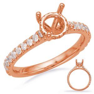 Rose Gold Engagement Ring Rose Gold Engagement Ring