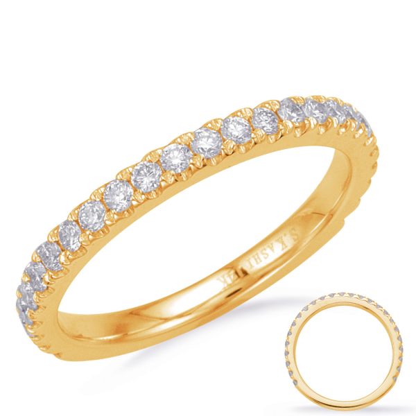 14KY Round Wedding Band