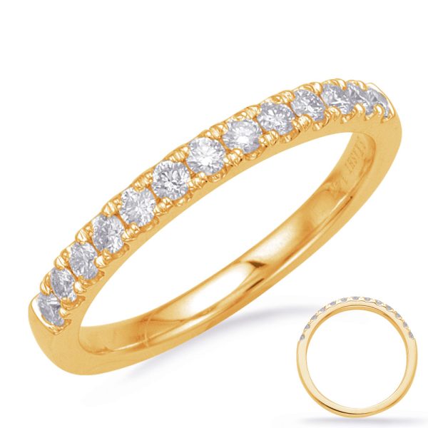 14KY Round Wedding Band