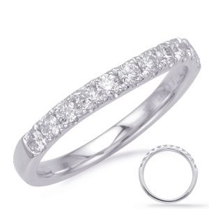 White Gold Matching Band White Gold Matching Band