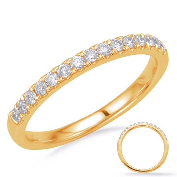 14KY Round Wedding Band