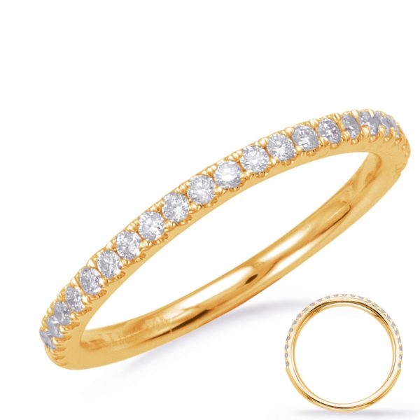 14KY Round Wedding Band