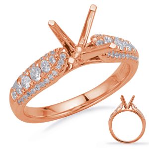 Rose Gold Engagement Ring Rose Gold Engagement Ring