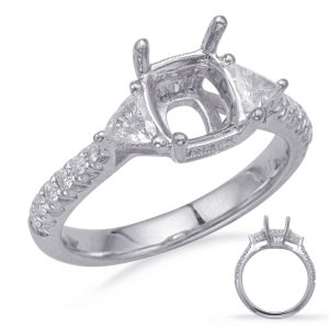 White Gold Engagement Ring White Gold Engagement Ring