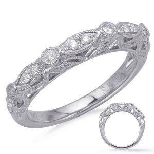 White Gold Matching Band White Gold Matching Band
