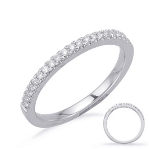 White Gold Matching Band White Gold Matching Band