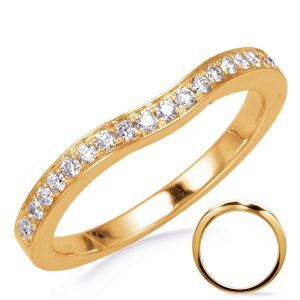 Yellow Gold Curved Band Yellow Gold Curved Band