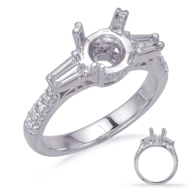 Baguette Diamond Engagement Ring
