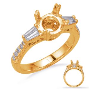 Yellow Gold Engagement Ring Yellow Gold Engagement Ring