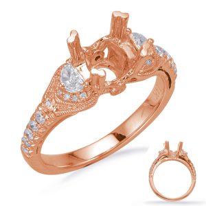 Rose Gold Engagement Ring Rose Gold Engagement Ring