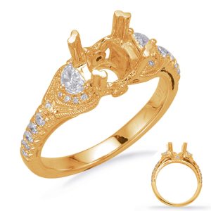 Yellow Gold Engagement Ring Yellow Gold Engagement Ring