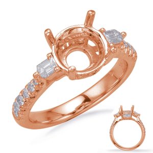 Rose Gold Engagement Ring Rose Gold Engagement Ring