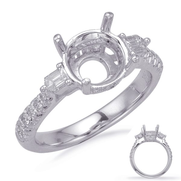 Baguette Diamond Engagement Ring