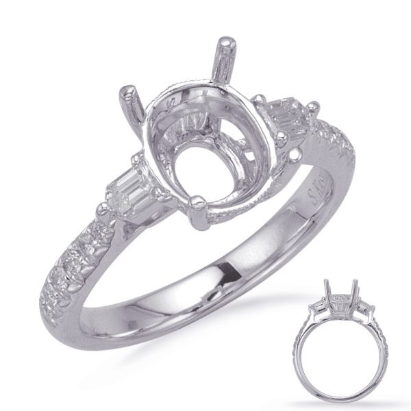 Baguette Diamond Engagement Ring
