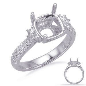 Baguette Diamond Engagement Ring Baguette Diamond Engagement Ring
