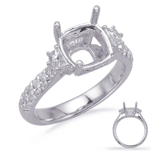 Baguette Diamond Engagement Ring
