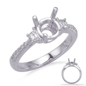Baguette Diamond Engagement Ring Baguette Diamond Engagement Ring