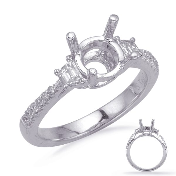 Baguette Diamond Engagement Ring