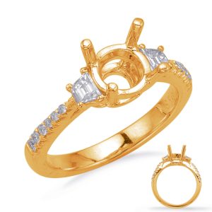 Yellow Gold Engagement Ring Yellow Gold Engagement Ring