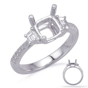 Baguette Diamond Engagement Ring Baguette Diamond Engagement Ring