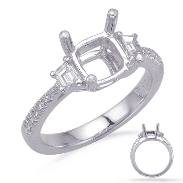 Baguette Diamond Engagement Ring