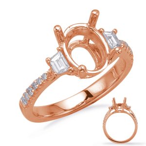 Rose Gold Engagement Ring Rose Gold Engagement Ring