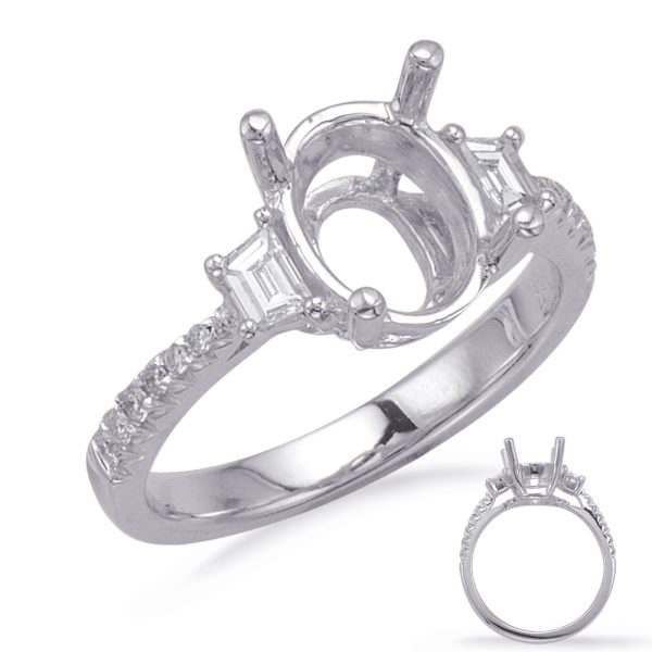 Baguette Diamond Engagement Ring