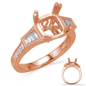 Rose Gold Engagement Ring Rose Gold Engagement Ring