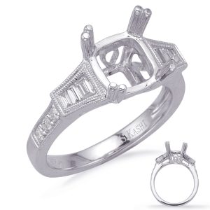 Baguette Diamond Engagement Ring Baguette Diamond Engagement Ring