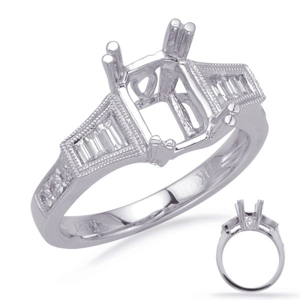 Baguette Diamond Engagement Ring