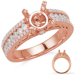 Rose Gold Engagement Ring Rose Gold Engagement Ring