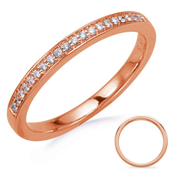Rose Gold Diamond Band