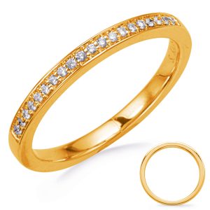 Yellow Gold Diamond Band Yellow Gold Diamond Band