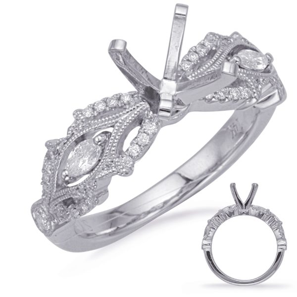 Marquise Diamond Engagement Ring