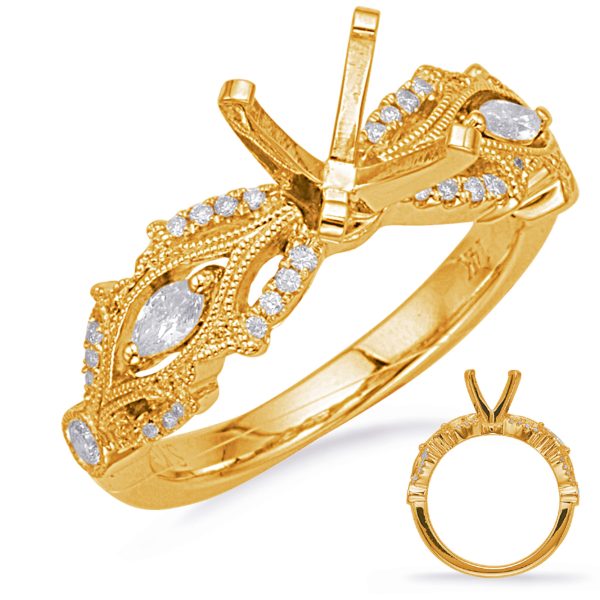 Marquise Diamond Engagement Ring