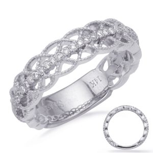 White Gold Matching Band White Gold Matching Band