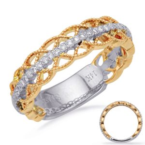 14KYW Round Wedding Band