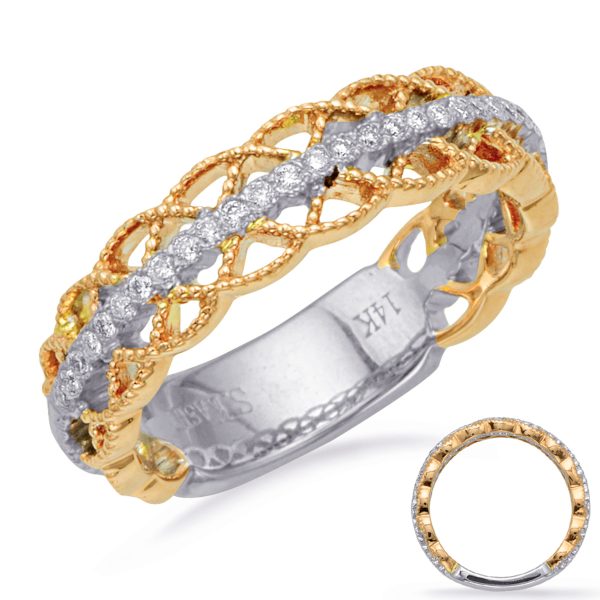 14KYW Round Wedding Band