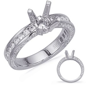 White Gold Engagement Ring White Gold Engagement Ring