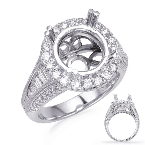 Baguette Diamond Engagement Ring