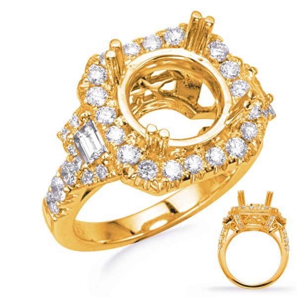 Baguette Diamond Engagement Ring