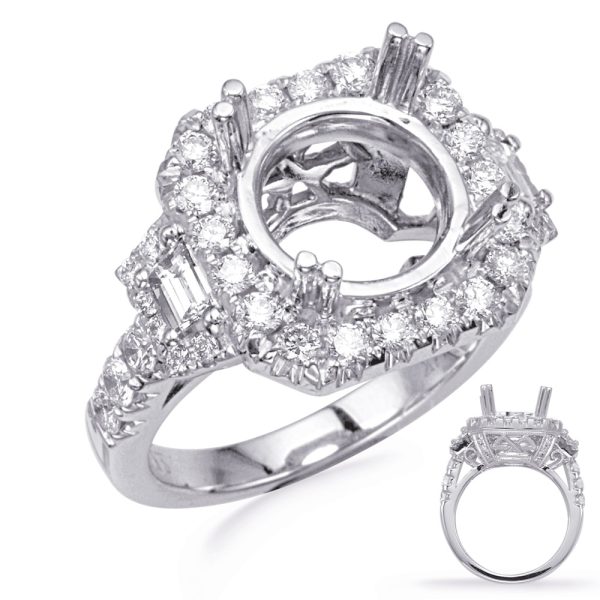 Baguette Diamond Engagement Ring