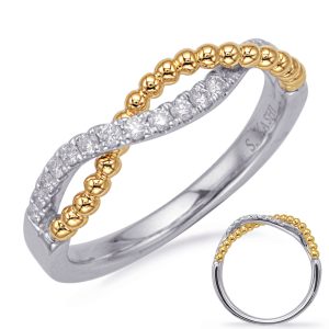14KYW Round Wedding Band